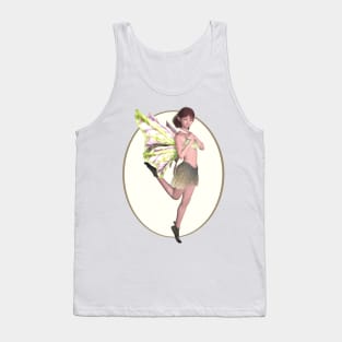 Cute flirty fairy faerie elf with butterfly wings Tank Top